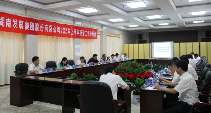 大发在线登录召开2012年上半年经营工作分析会