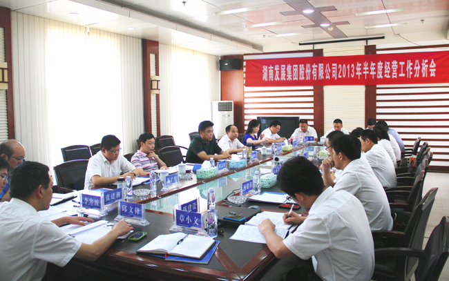 大发在线登录召开2013年半年度经营工作分析会