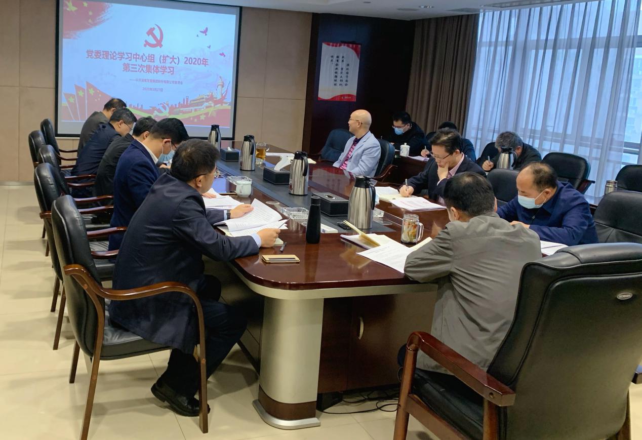 大发在线登录召开2020年第3次党委理论学习中心组（扩大)学习会议
