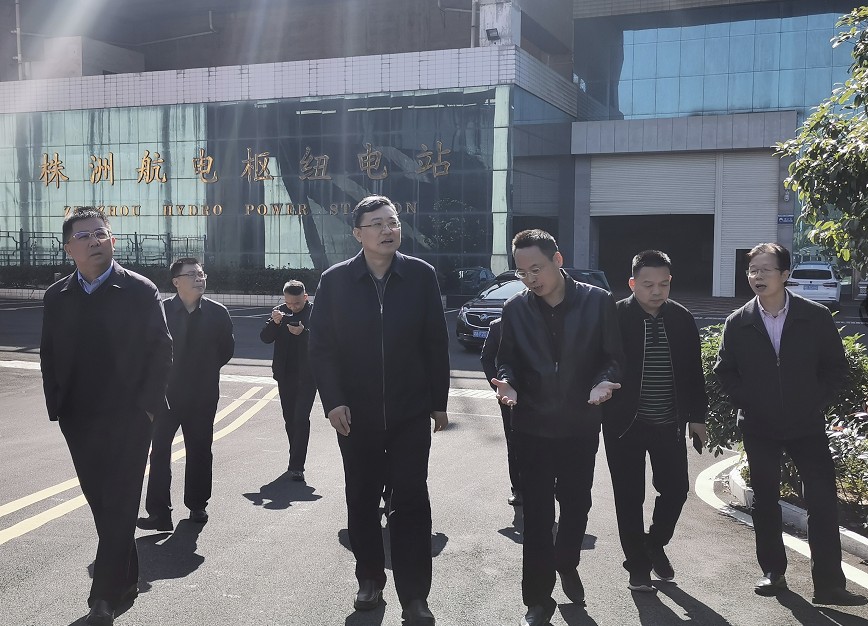集团总经理苏德辉一行赴株洲航电分大发在线登录督查安全生产经营工作