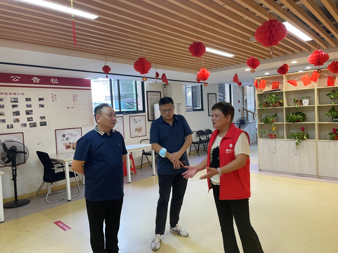 黄志刚、苏千里带队赴大发（中国）社区居家养老服务站点督查安全生产工作