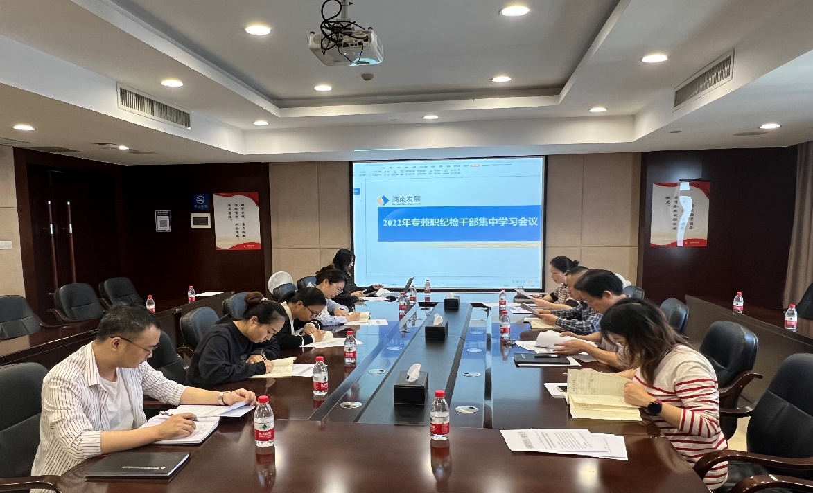 大发（中国）纪委召开2022年纪检干部集中学习会议