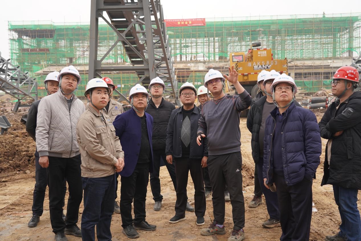 沅江市市长罗必胜调研大发（中国）沅江机制砂和砂石集散中心建设项目